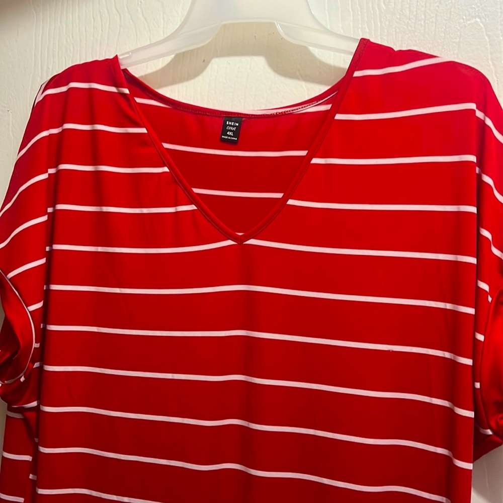Candy Cane High Low Dress